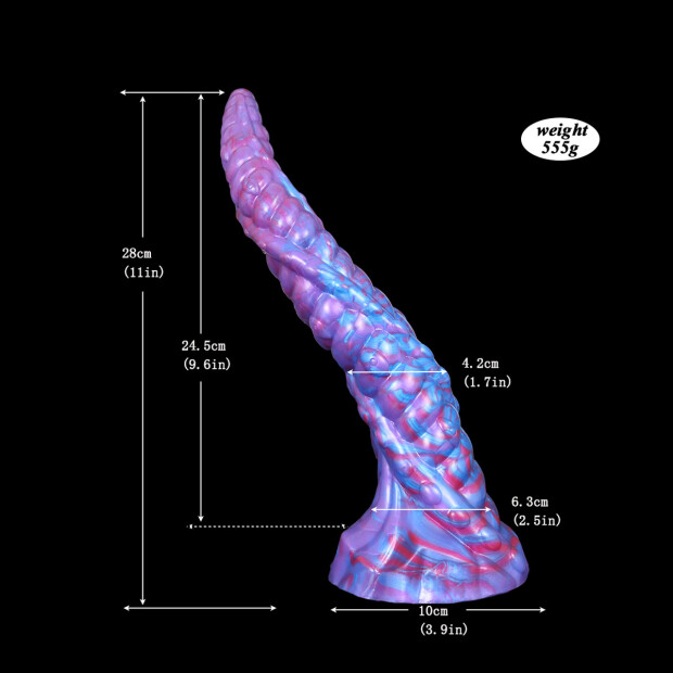 Kiotos Monstar 70 Beast Dildo Mehrfarbig 28 cm ⌀ 4,2 cm