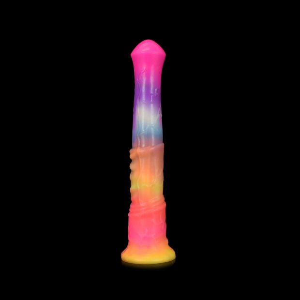 Kiotos Monstar 72 Beast Dildo Glow in the Dark Spezialdildo Mehrfarbig 29,5 cm ⌀ 4,5 cm