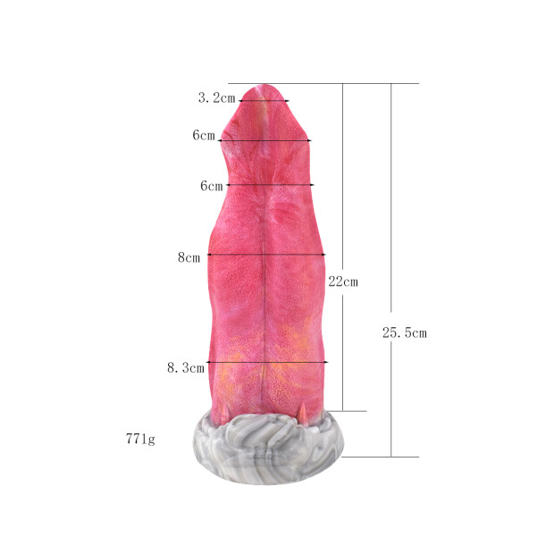 Kiotos Monstar 79 Beast Dildo Spezialdildo Pink 25,5 cm ⌀ 8,3 cm