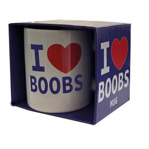 Becher I love boobs