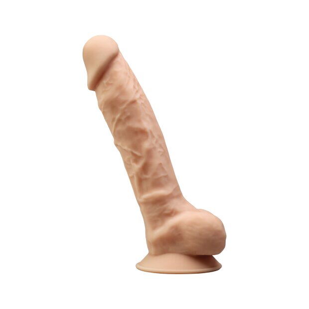 SILEXD Dual Density Silicone Dildo Beige 20,5 cm