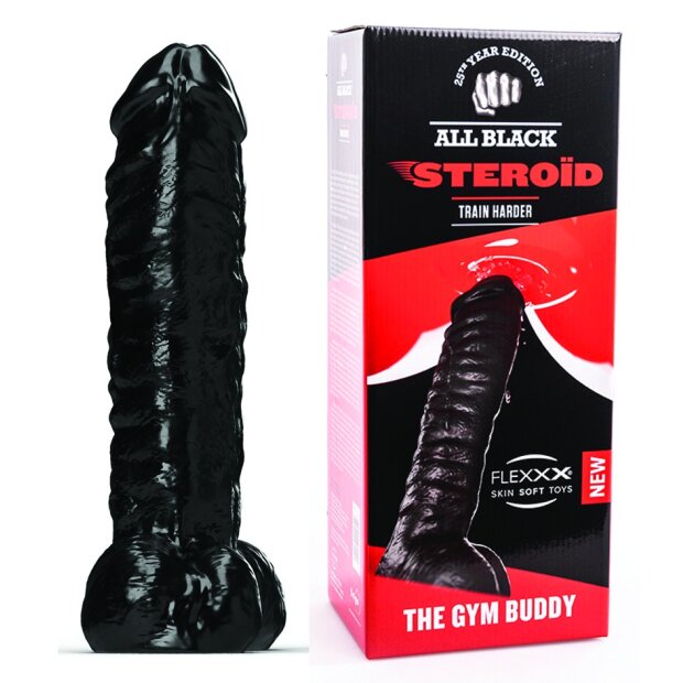 ALL BLACK STEROID The Gym Buddy Black