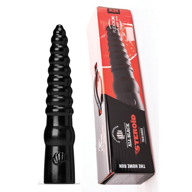 All Black STEROID The Home Run Dildo Schwarz 39 cm ⌀ 7,3 cm