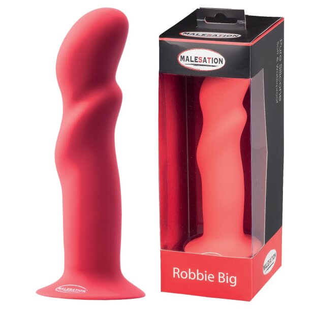 MALESATION Robbie Dildo Large Red - 19,7 cm