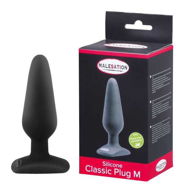 MALESATION Silicone Classic Plug M - 4 cm