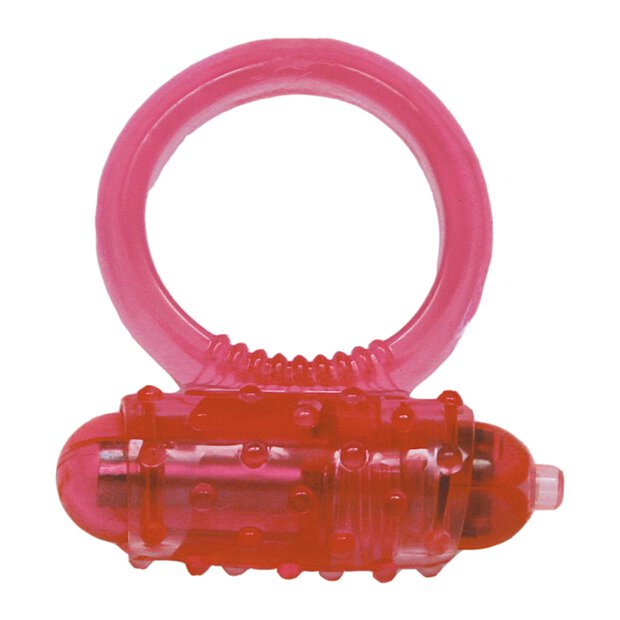 Silicone Soft Cock Ring pink w. Vibr.