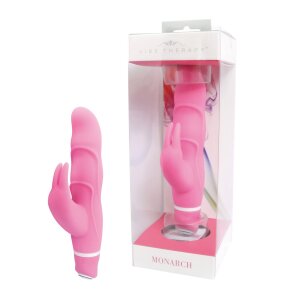 Vibe Therapy Angora Rabbit Vibrator Pink 12 cm ⌀ 2,5 cm