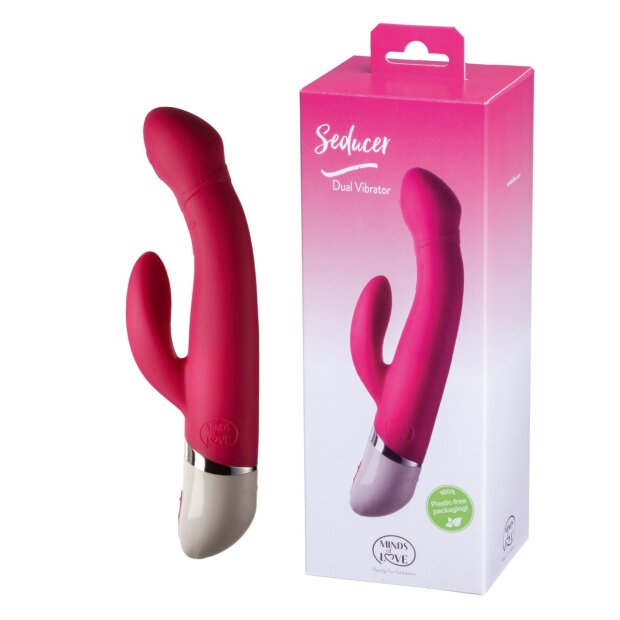 MINDS of LOVE Seducer Dual Vibrator pink