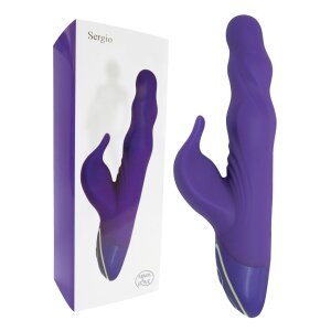 MINDS of LOVE Sergio Rabbit Vibrator Lila 20 cm