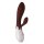 MINDS of LOVE Romeo Rabbit Vibrator Weinrot 13,6 cm ⌀ 2,5 - 4 cm