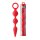 Malesation Ballchain Small Analkette Rot 14,0 cm ⌀ 2,4 cm