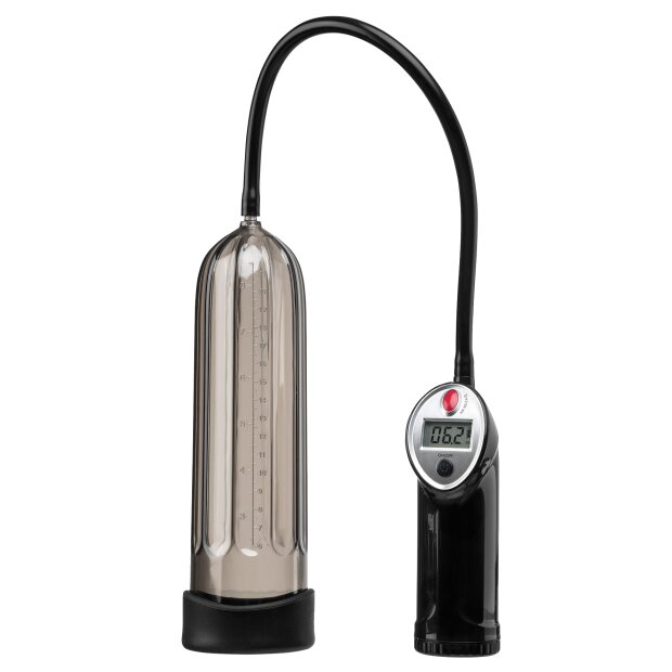 Malesation Penis Pump de Luxe Penis Pumpe Transparent Schwarz 24,5 cm ⌀ 7,7 cm