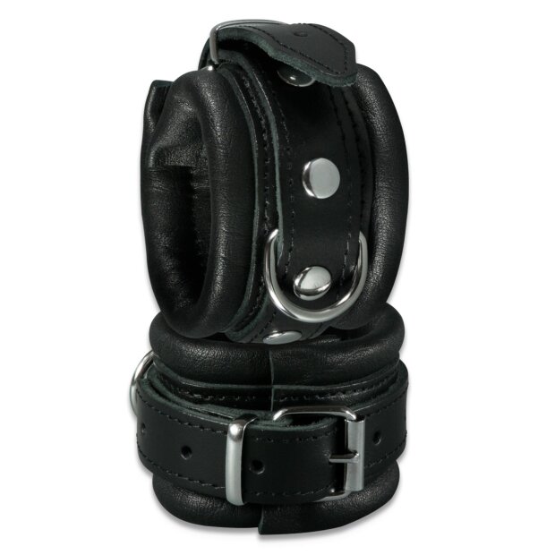 XX-DREAMSTOYS leather handcuff black