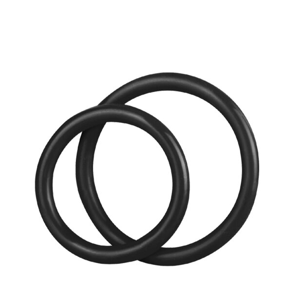 Blue Line CB Gear Silicone Cock Ring Set Penisring Schwarz