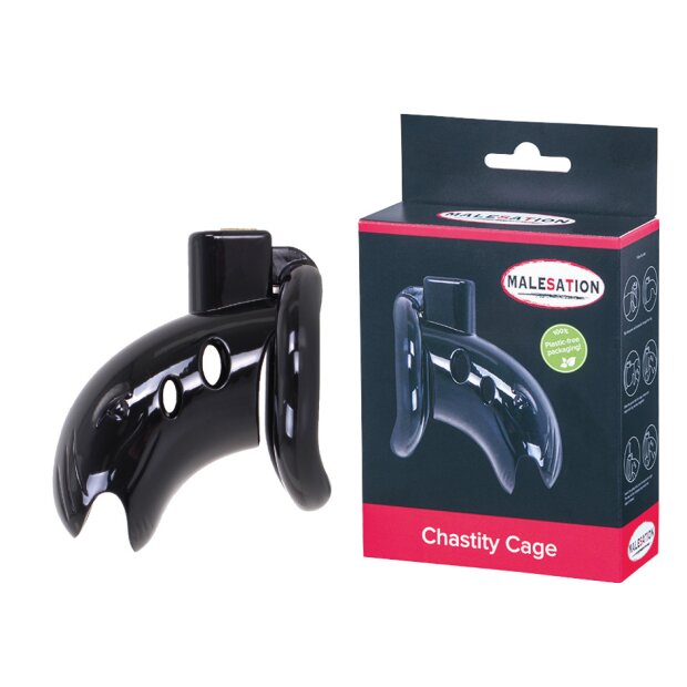 MALESATION Chastity Cage Black