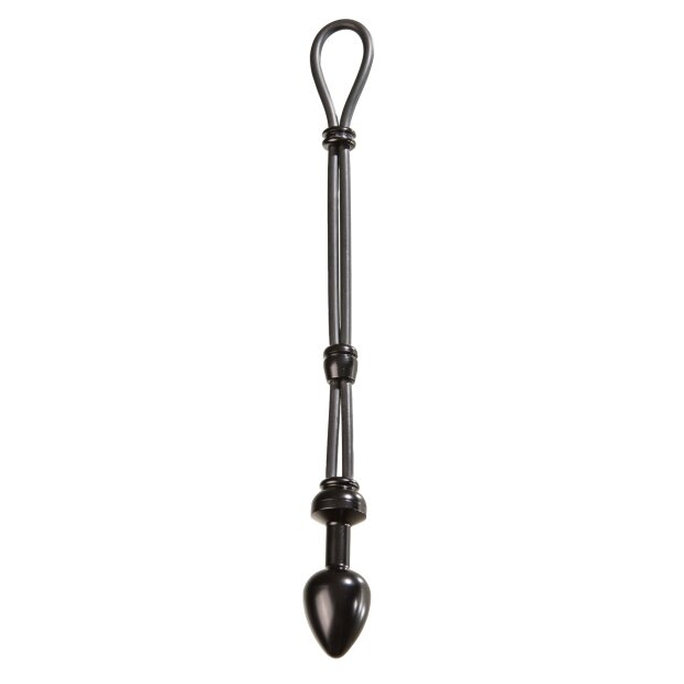 Malesation Cock-Grip mit Alu-Plug Klein Penisschlaufe Schwarz ⌀ 3,00 cm