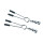 STEAMY SHADES Tweezer Nipple Clamps with Metal Beads