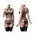 GREY VELVET 2-piece harness set M/L black