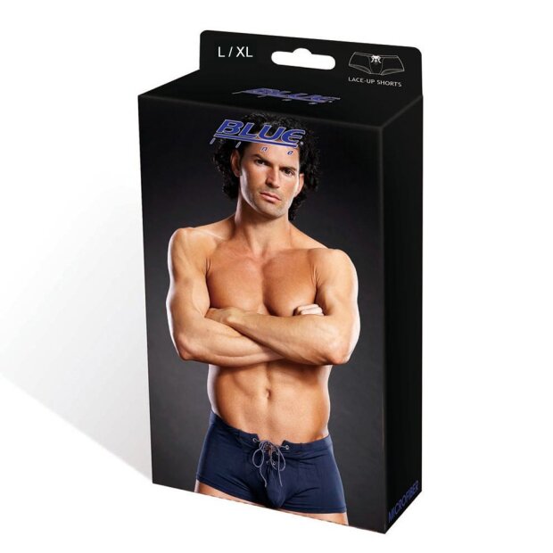 BLUE LINE Microfiber Lace-Up Trunk Blue L/XL