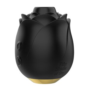 Fifty Shades of Grey Suction Rose Black Vibrator Schwarz...