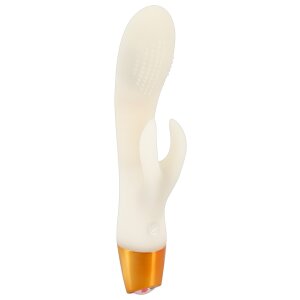 You2Toys GITD Rabbit Vibrator Beige 19,5 cm