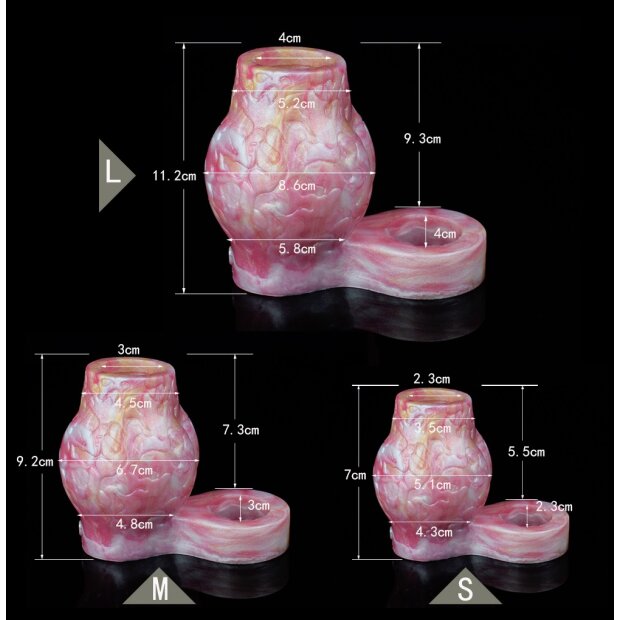 Wolf Skull - White Dragon - Medium