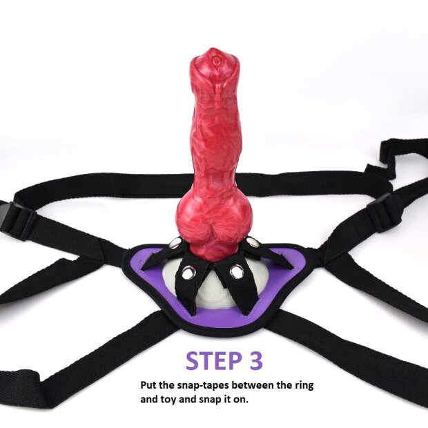 Flame Unicorn Lauren - Strap-on Dildo - Hellfire