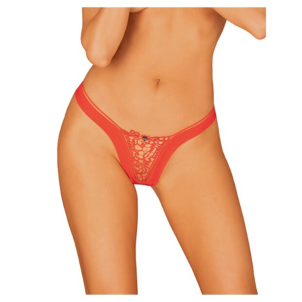 Obsessive Larisya Thong Red S - XL