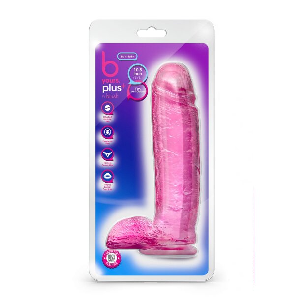 Blush B Yours Plus Big N’ Bulky Dildo Pink 26,7 cm