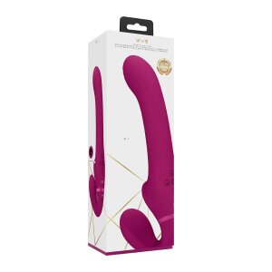 Ai - Dual Vibrating & Air Wave Tickler Strapless Strapon