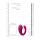 Yoko - Triple Action Vibrator Dual Prongs with Clitoral Pulse Wave