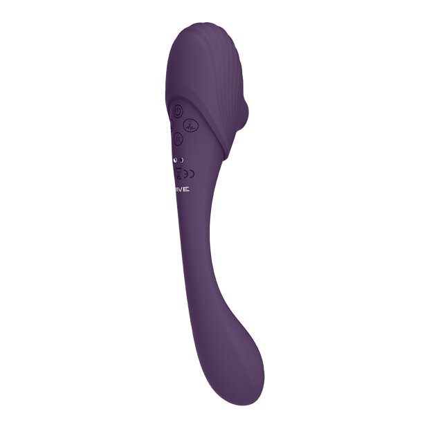Mirai - Double Ended Pulse Wave & Air Wave Bendable Vibrator