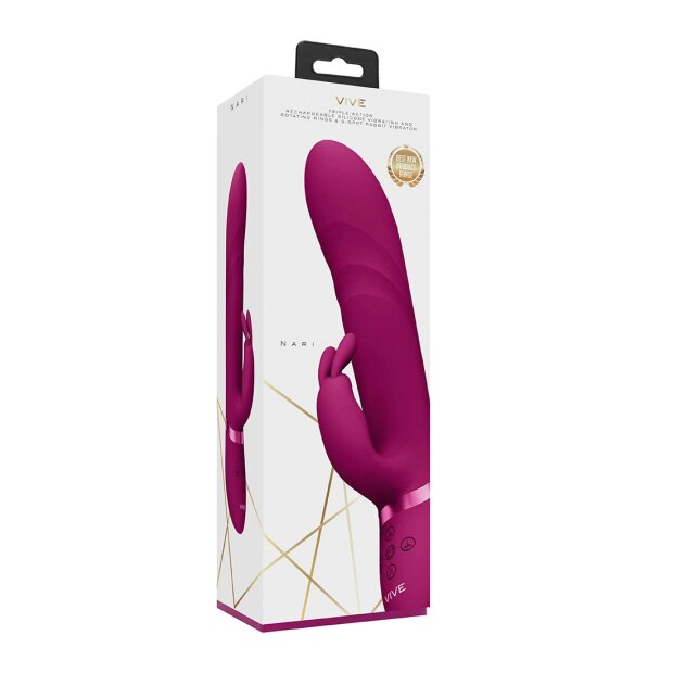 Nari - Vibrating and Rotating Beads, G-Spot Rabbit