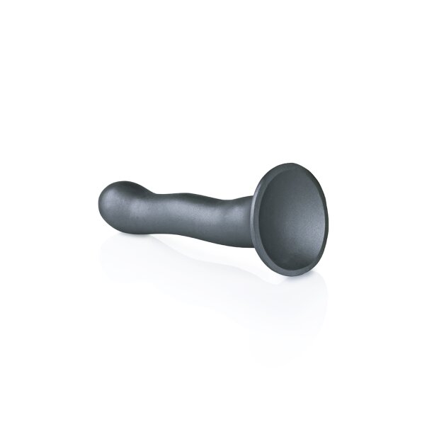 Shots Ouch ! Godemiché point G en silicone ultra doux gris 17 cm