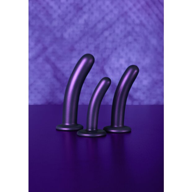 Shots Ouch! Soft silicone G-spot dildo purple 12 cm