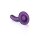 Shots Ouch! Soft silicone G-spot dildo purple 12 cm