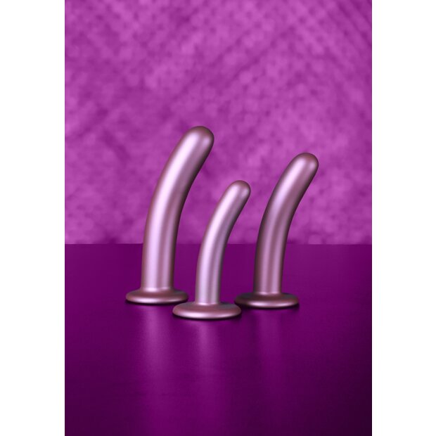 Shots - Ouch! Weicher Silikon G-Punkt-Dildo Rosa 12,40 cm ⌀ 2,30 cm