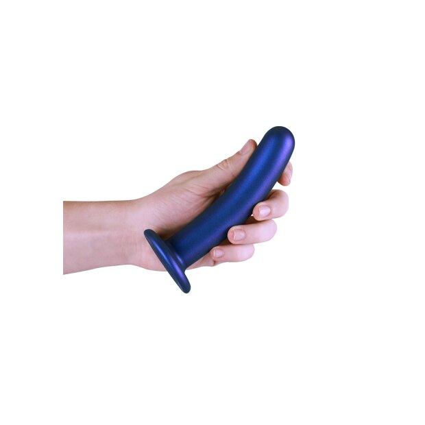 Shots Ouch! Weicher Silikon-G-Punkt-Dildo Blau 15 cm ⌀ 2,9 cm