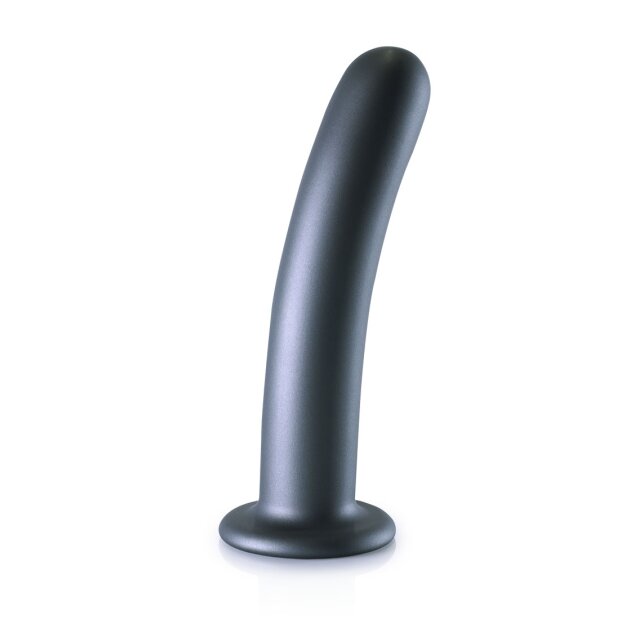 Shots Ouch ! Godemiché point G en silicone souple gris 17 cm