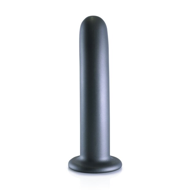 Shots Ouch ! Godemiché point G en silicone souple gris 17 cm