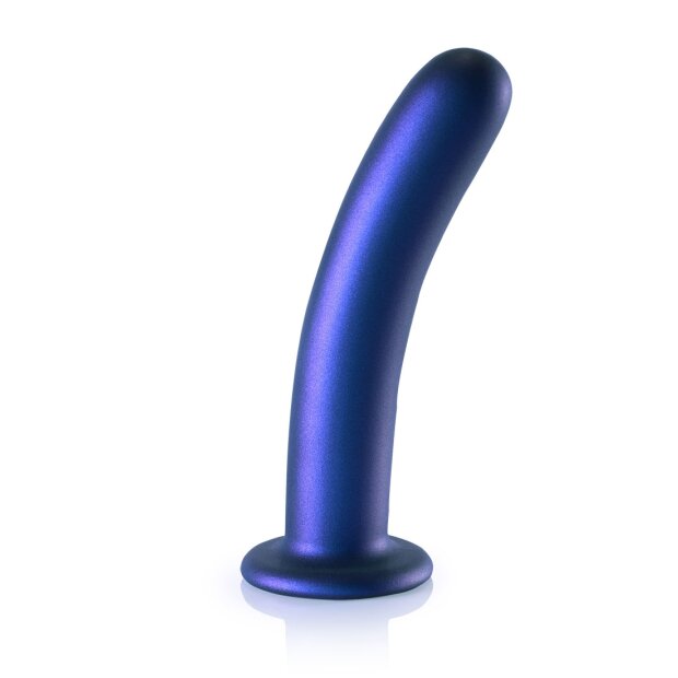 Shots Ouch! Soft silicone G-spot dildo blue 17 cm