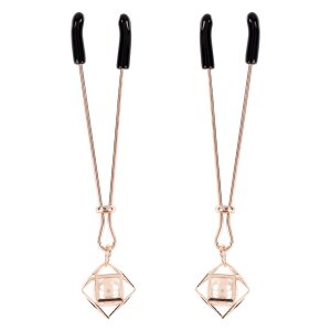 Sportsheets Brat Pearl Nipple Clips Nippelklammern Gold