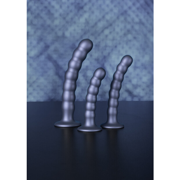 Shots - Ouch! Beaded Silicone G-Spot Dildo - 5 / 13 cm