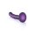 Shots - Ouch! Beaded Silicone G-Spot Dildo Lila 13 cm ⌀ 2,5 cm