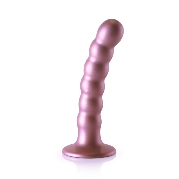 Shots - Ouch! Beaded Silicone G-Spot Dildo Rosa 13 cm ⌀ 2,5 cm