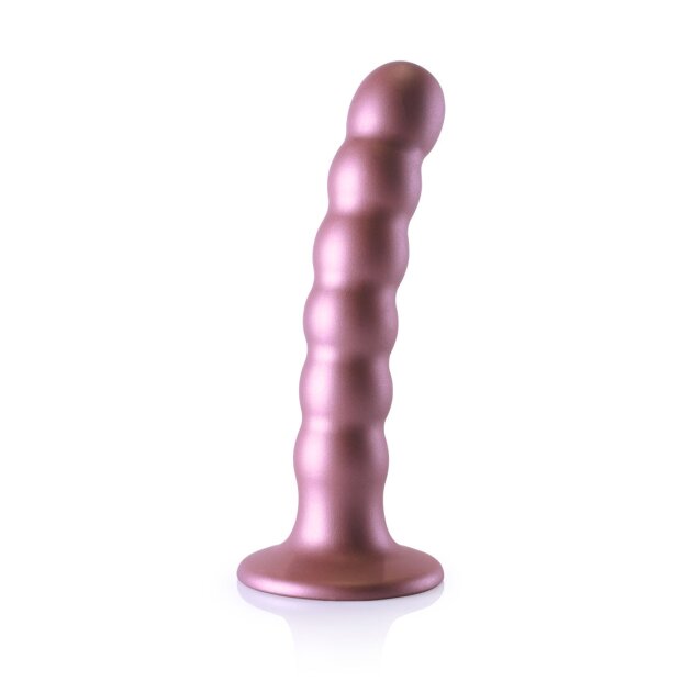 Shots - Ouch! Beaded Silicone G-Spot Dildo Rosa 13 cm ⌀ 2,5 cm