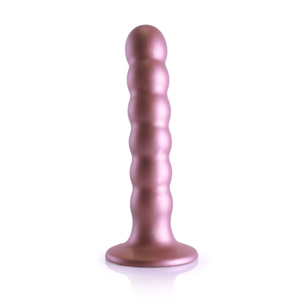 Shots - Ouch! Beaded Silicone G-Spot Dildo Rosa 13 cm ⌀ 2,5 cm