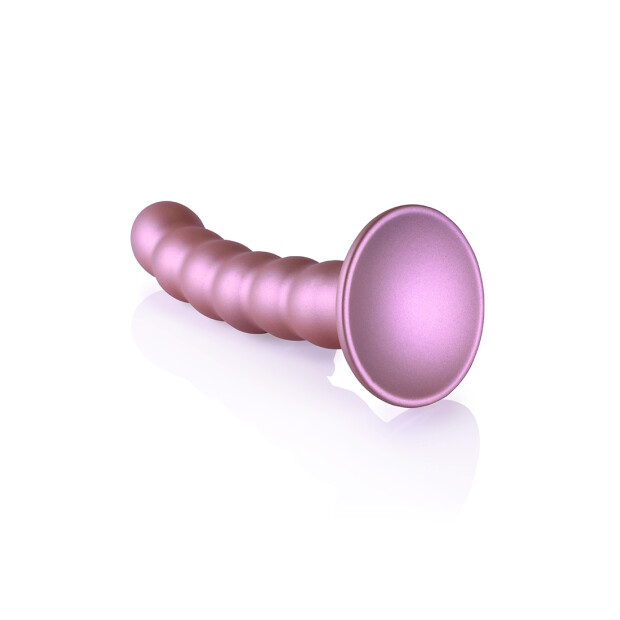 Shots - Ouch! Beaded Silicone G-Spot Dildo Rosa 13 cm ⌀ 2,5 cm