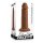 Evolved 6Inch Vibrating Dong, Dark Flesh 17,8 cm