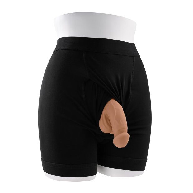 Gender X 4Inch Packer, Mocca Flesh